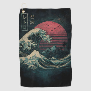 The Great Retro Wave Classic Golf Towel