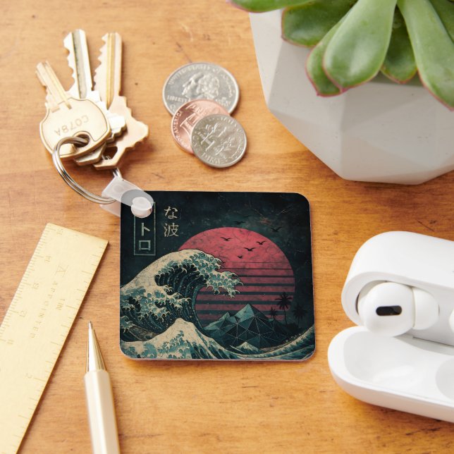 The Great Retro Wave Classic Keychain (Desk)