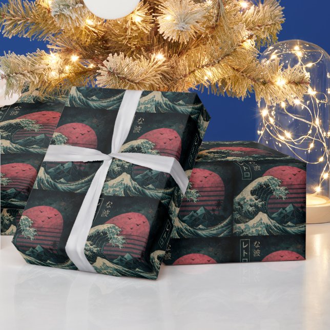 The Great Retro Wave Classic Wrapping Paper (Holidays)
