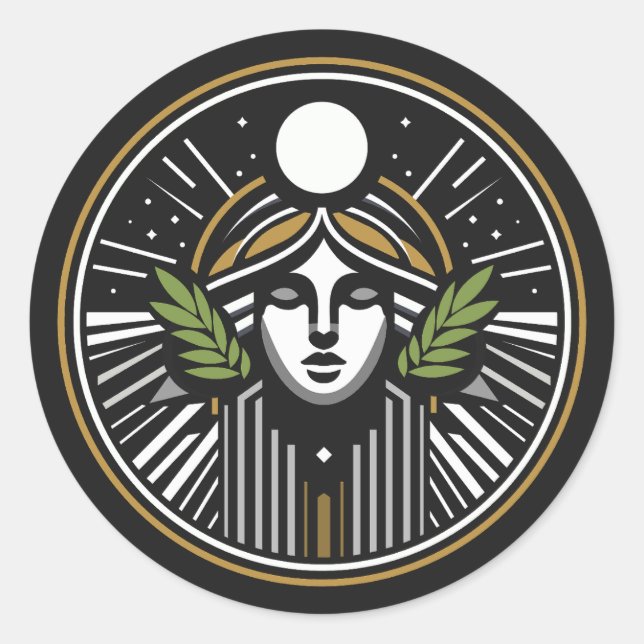 The Great Roman, Classic Round Sticker (Front)