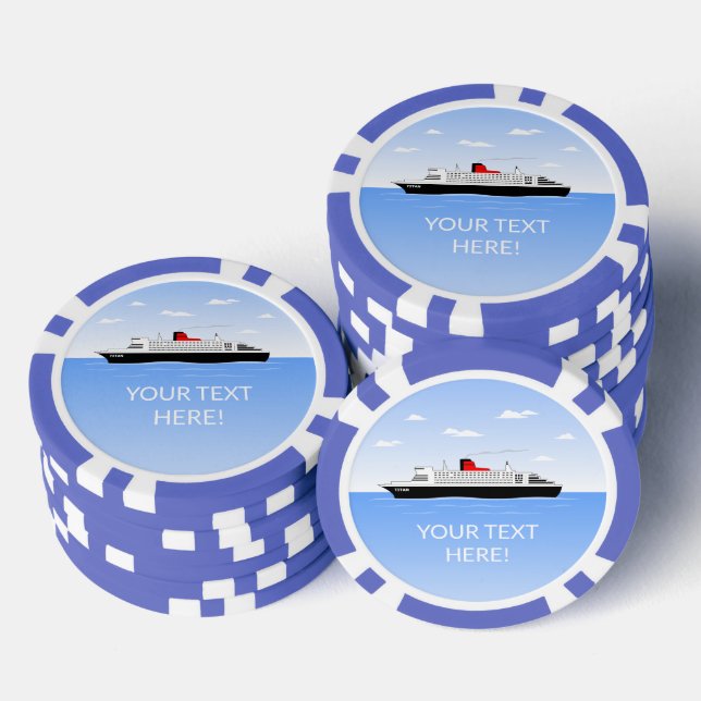 The Great Sailing Cruise Ship Poker Chips (Stack)