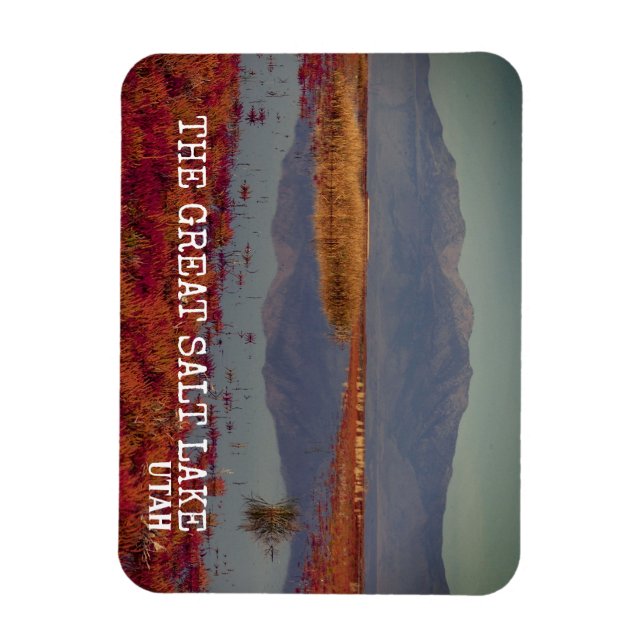 THE GREAT SALT LAKE, NORTHERN UTAH MAGNET (Vertical)