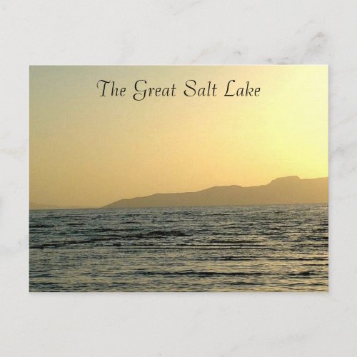 The Great Salt Lake Postcard
