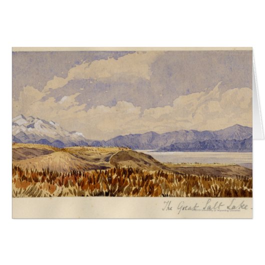 The Great Salt Lake, Utah Cards (Front Horizontal)