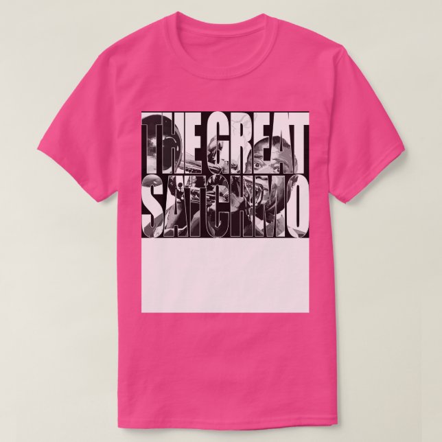 The Great Satchmo T-Shirt (Design Front)