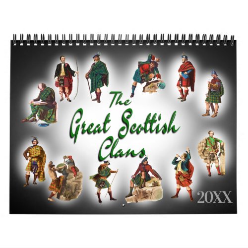 The Great Scottish Clans Calendar