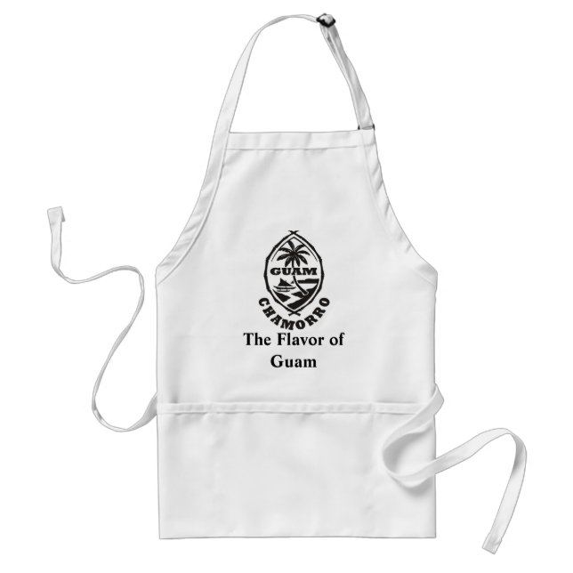 The great seal of Guam Adult Apron (Front)