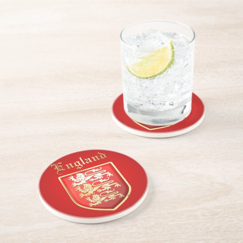 The Great Seal of King Richard the Lionheart Drink Coaster