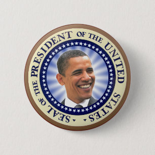 The Great Seal of Obama Magnet Pinback Button