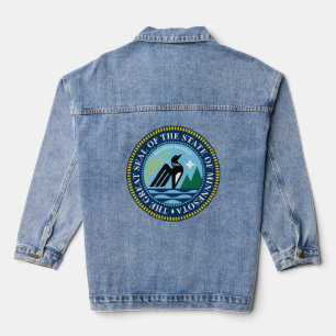 The great Seal of the State of Minnesota Denim Jacket