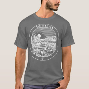 The Great Seal of the State of Montana wht  T-Shirt