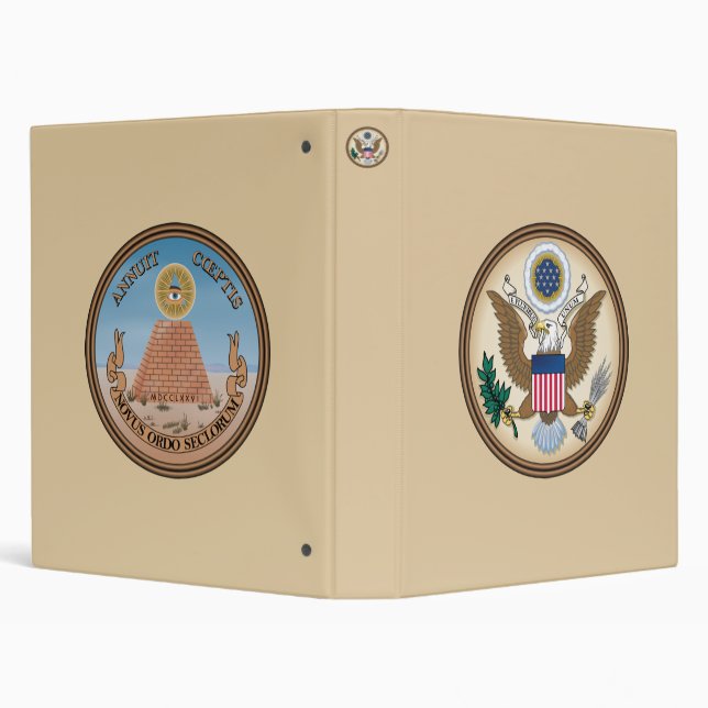 The Great Seal (original) 3 Ring Binder (Background)