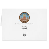 The Great Seal (original) Cards (Back Horizontal)