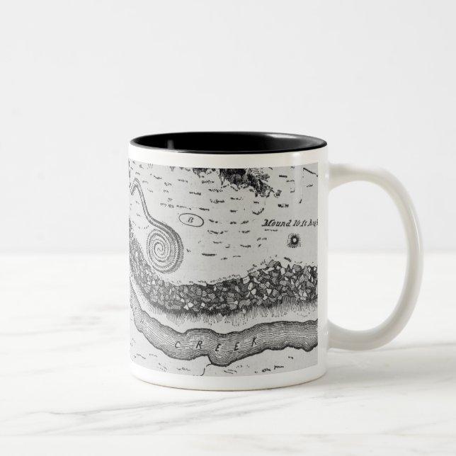 The Great Serpent Mound Two-Tone Coffee Mug (Right)