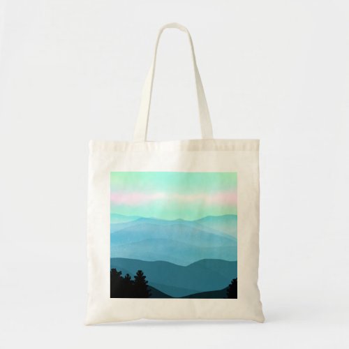 The Great Smoky Mountains Landscape Tote Bag