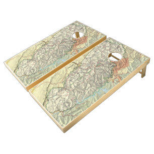The Great Smoky Mountains National Park Map (1997) Cornhole Set