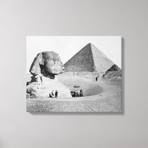 The Great Sphinx 1877 Canvas Print