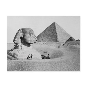 The Great Sphinx, 1877 Postcard