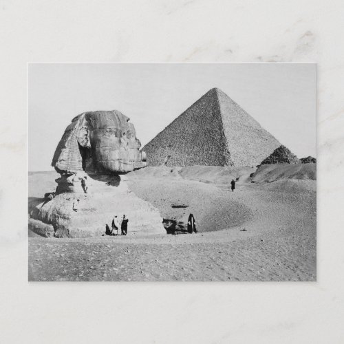 The Great Sphinx 1877 Postcard