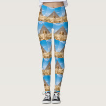 THE GREAT SPHINX AND PYRAMIDS OF EGYPT Leggings