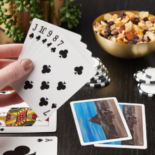 The Great Sphinx and the Pyramid of Khafre Poker Cards