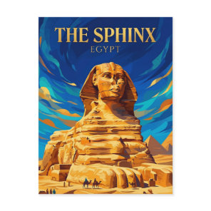 The Great Sphinx Egypt Postcard
