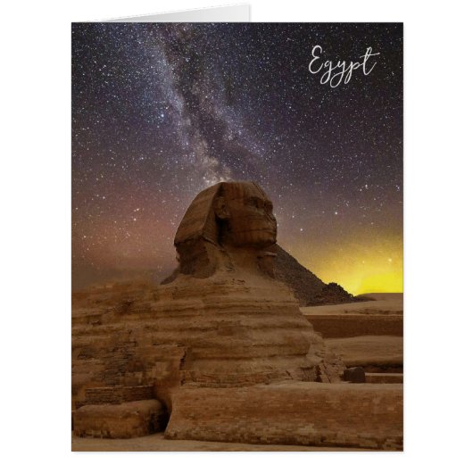 The Great Sphinx Of Giza Cards (Front)