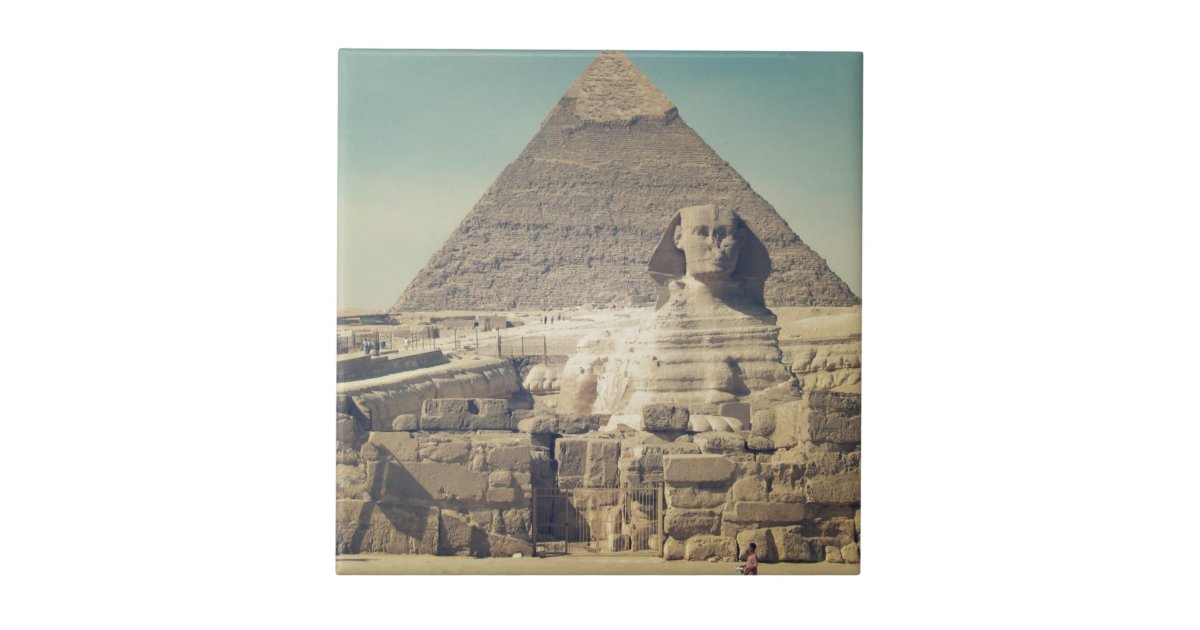 The Great Sphinx of Giza Ceramic Tile | Zazzle