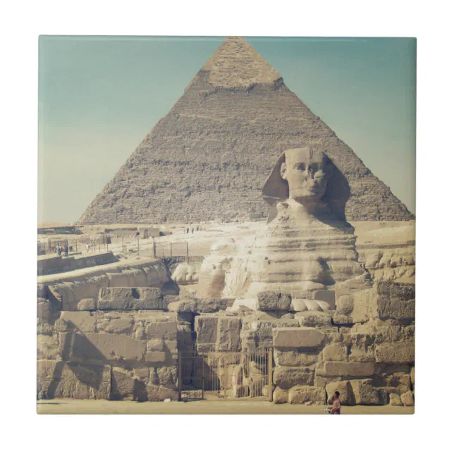The Great Sphinx of Giza Ceramic Tile | Zazzle