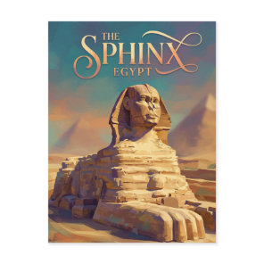 The Great Sphinx of Giza Egypt Postcard