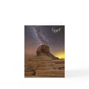 The Great Sphinx Of Giza Holiday Card