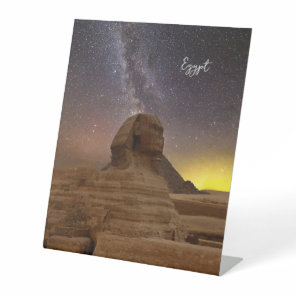 The Great Sphinx Of Giza Pedestal Sign