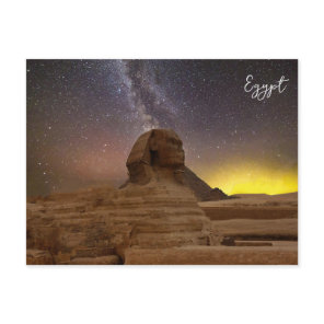 The Great Sphinx Of Giza Postcard