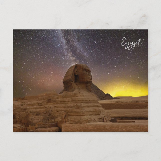 The Great Sphinx Of Giza Postcard (Front)