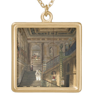 The Great Staircase at Kensington Palace From Pyne Gold Plated Necklace