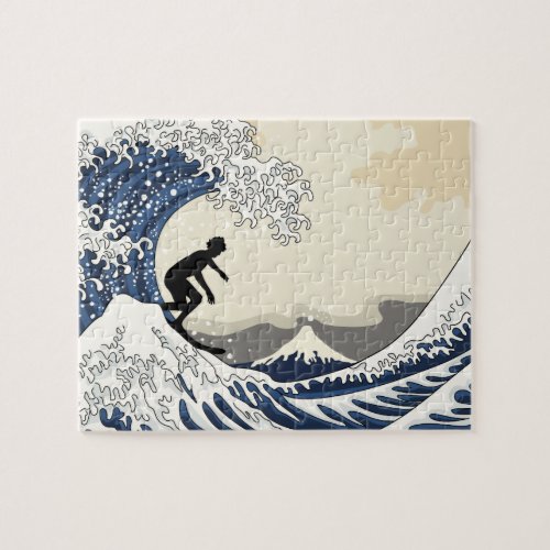 The Great Surfer of Kanagawa Jigsaw Puzzle
