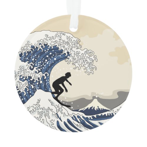 The Great Surfer of Kanagawa Ornament