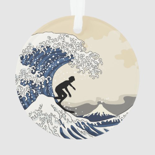 The Great Surfer of Kanagawa Ornament