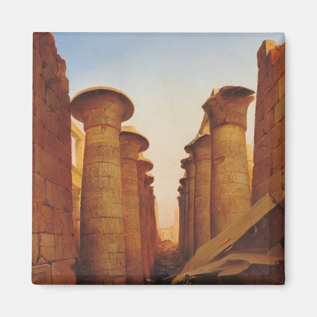 The Great Temple of Amun at Karnak Magnet (Front)