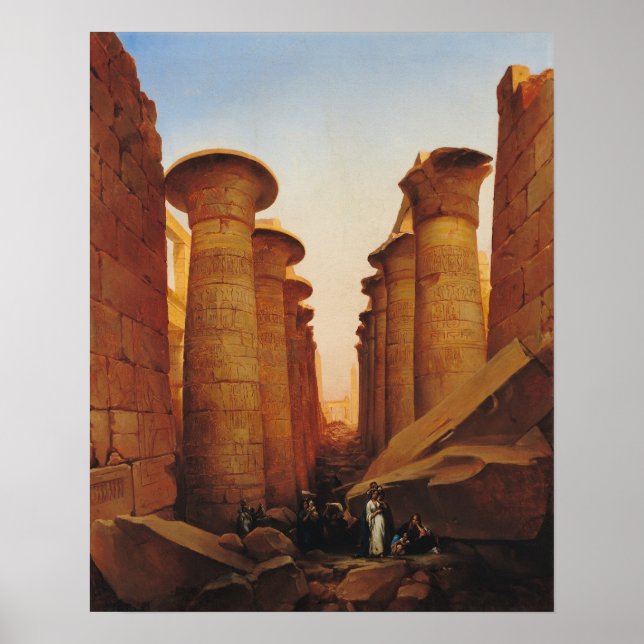 The Great Temple of Amun at Karnak Poster (Front)