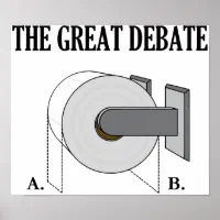 Toilet Paper Debate: Over or Under?