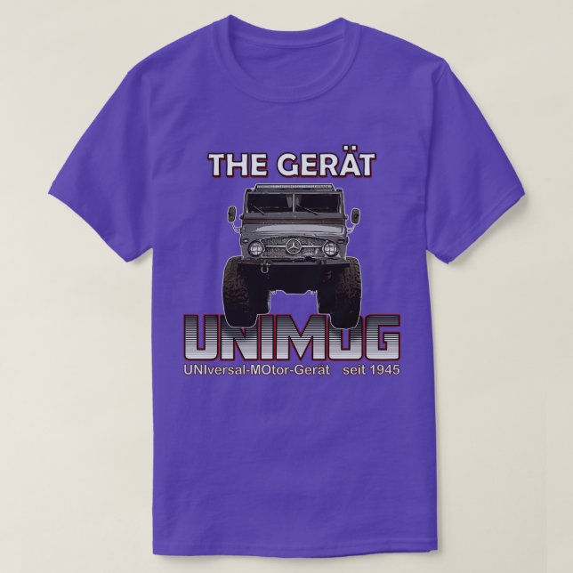 THE GREAT UNIMOG UNIversalMOtorGert front  T-Shirt (Design Front)