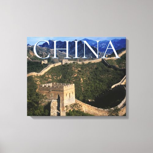 The Great Wall  Jinshanling China Canvas Print