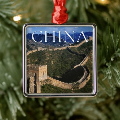 The Great Wall  Jinshanling China Metal Ornament