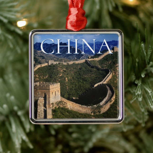 The Great Wall | Jinshanling, China Metal Ornament (Tree)