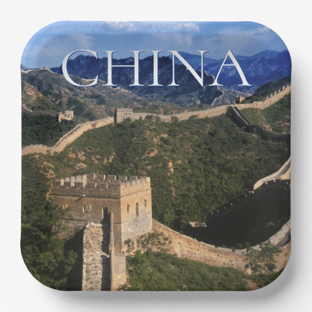 The Great Wall | Jinshanling, China Paper Plates (Front)