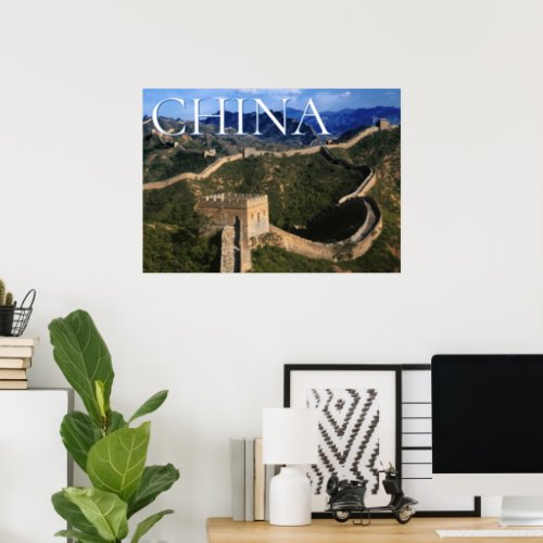 The Great Wall  Jinshanling China Poster