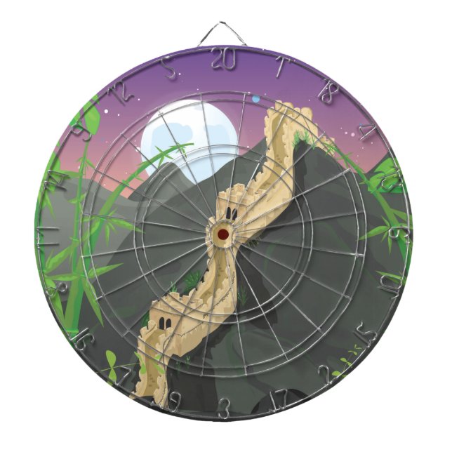 The Great Wall of China Dart Board (Front)