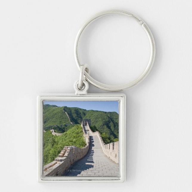 The Great Wall of China in Beijing, China Keychain (Front)