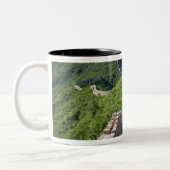 The Great Wall of China in Beijing, China Two-Tone Coffee Mug (Left)